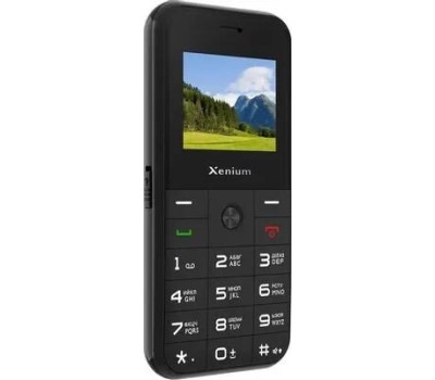 Телефон мобильный XENIUM X718 Black