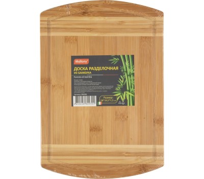 MALLONY Доска разделочная из бамбука Foresta di bambu, р-р: 28*19.5*1.5 см (986066)