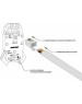 REXANT Разъем телефонный UTP, RJ-14 (6P4C), CAT 3