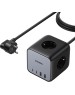 UGREEN Сетевое зарядное устройство CD268 (60113) DigiNest Cube Charging Station 65W with 2*USB-C and 2*USB-A Eu. Цвет: серый космос