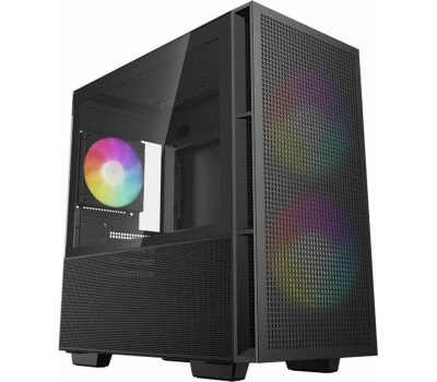 Корпус для ПК DEEPCOOL Корпус mATX CH360, Mini-Tower, без БП, черный [r-ch360-bkape3-g-1]