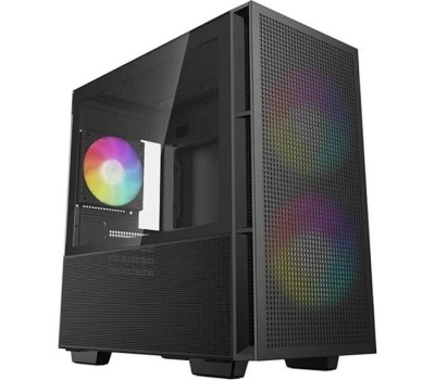 Корпус для ПК DEEPCOOL Корпус mATX CH360, Mini-Tower, без БП, черный [r-ch360-bkape3-g-1]