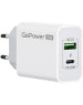 GOPOWER Зарядное устройство 1USB+1TYPE-C 20W QC3.0 00-00028401 WHITE