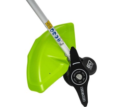 GREENWORKS Триммер электрический GD60BCB, аккумуляторный, 60В, без АКБ, без ЗУ [2108407]