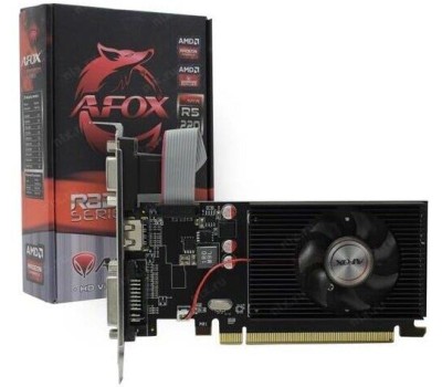 Видеокарта AFOX Видеокарта R5 220 2GB DDR3 64bit DVI HDMI 1FAN LP RTL {30} (782340)