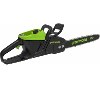 Цепная пила GREENWORKS Цепная пила 2008907UB, аккумуляторная, 60В, 4Ач, без АКБ, с одним аккумулятором