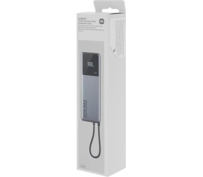 Аккумулятор внешний XIAOMI Внешний аккумулятор (Power Bank) BHR9361GL, 10000мAч, серый