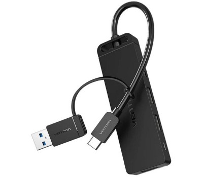 VENTION Хаб (разветвитель) черный [chtbb]