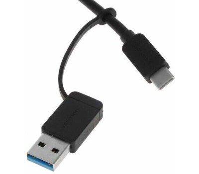 VENTION Хаб (разветвитель) черный [chtbb]