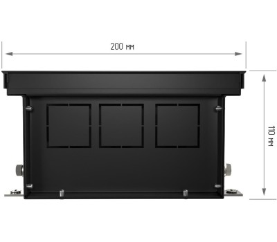 Конвектор ROYAL THERMO Конвектор внутрипольный ATRIUM-110/200/2000-DG-U-NA