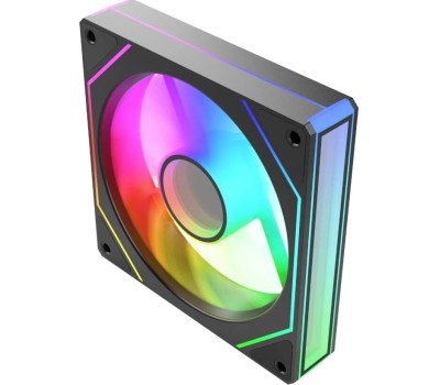 BLOODY Вентилятор CF-11 LCD 120мм, 4-pin, 1800об/мин, 11 - 32 дБ, ARGB, черный, Ret [cf-11-argb120-bk]