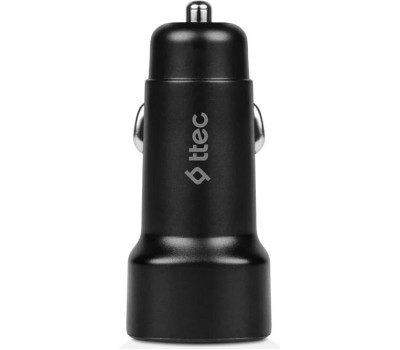 TTEC Автомобильное зарядное устройство USB-C SmartCharger PD 30W Car Fast Charger. Цвет: черный