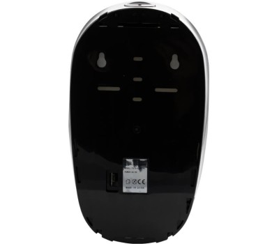 GFmark - Дозатор СЕНСОРНЫЙ, для жидкого МЫЛА , модель КОКОН с окошком, пластик АБС, ЧЁРНЫЙ, с датчиком объёма жидкости и уровня заряда батарей, 1000 мл 722