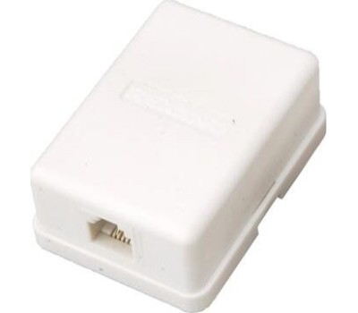 Розетка PROCONNECT (03-0001-4) Розетка телефонная внешняя, 1 порт RJ-11(6P-2C), категория 3 (50 шт. /уп. )