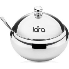 Сахарница LARA LR08-35 SS сахарница с ложкой стекло