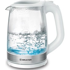 Чайник электрический BRAYER BR1040WH (2л. стекло)