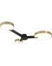СВЕТИЛЬНИКИ ПОТОЛОЧНЫЕ ЛЮСТРЫ ESCADA 10209/3 LED*68W Gold/Black