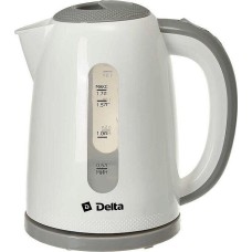 Чайник DELTA DL-1106 белый с серым