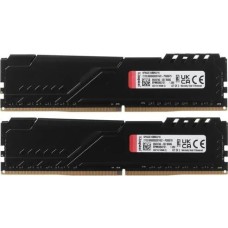 KINGSTON Память 2x8GB 3200MHz KF432C16BBK2/16 Fury Beast Black RTL Gaming PC4-25600 CL16 DIMM 288-pin 1.35В kit dual rank с радиатором Ret