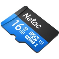 NETAC Карта памяти microSDHC UHS-I U1 P500 16 ГБ, 80 МБ/с, Class 10, NT02P500STN-016G-S, 1 шт