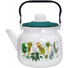 Чайник ЭМАЛЬ 01-2713/6М Пряные травы эмал 3,5л