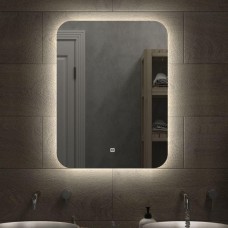 Зеркало сенсорное САНАКС 45262 Зеркало 600 х 800 мм, сенсорное, с внутренней LED подсветкой, ореольное свечение. Drift Light