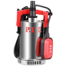 Дренажный насос P.I.T. Насос дренажный электрич. PSW600-C (750Вт, чистая вода, напор 9,5м, 158л/мин, нерж. сталь)