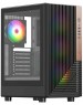 Корпус для ПК ACD Citadel 101 ATX, Black, USB3.0*1 + USB2.0*2 + HD AUDIO, 1*12cm H1 argb fan at rear, 3*12cm H1 argb fas at front, TG