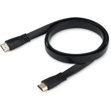 BURO Кабель аудио-видео HDMI 1.4 Flat HDMI (m)/HDMI (m) 1м. черный (BHP HDMI 1)