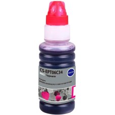 Чернила CACTUS Чернила CS-EPT06C34 112M C13T06C34A, для Epson, 70мл, пурпурный пигментный