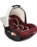 Автокресло детское ZLATEK УУД Колибри Lux гр.0+, т.красный