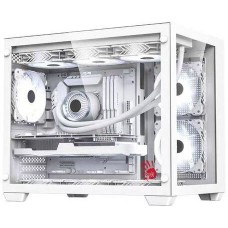 Корпус для ПК BLOODY Корпус mATX BD-CC108, Mini-Tower, без БП, белый [bd-cc108-wh]