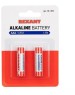 REXANT Батарейка алкалиновая AAA/LR03 мизинчиковая 1,5В блистер 2 шт.