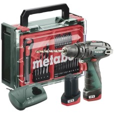 METABO Дрель-шуруповерт PowerMaxx SB Basic Set, 2Ач, с двумя аккумуляторами [600385710]