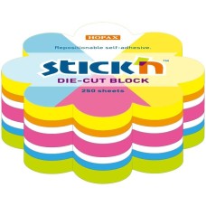 STICK`N Блок самоклеящийся бумажный 21833 67x67мм 250лист. неон ассорти 