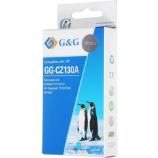 Картридж струйный G&G Картридж струйный GG-CZ130A голубой (26мл) для HP DJ T120/T520