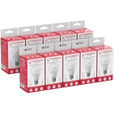 THOMSON Лампа светодиодная B2004 9Вт цок.:E27 груша 220B св.свеч.бел.нейт. A60 (упак.:10шт) (TH-B2004-10)