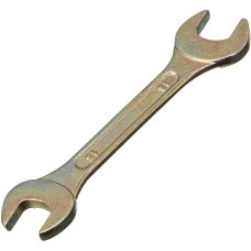 СИБРТЕХ Ключ рожковый, 13 х 14 мм, желтый цинк 14306