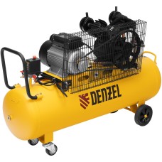 DENZEL Компрессор воздушный BCV2300/100, ременный привод, 2.3 кВт, 100 литров, 440 л/мин 58111