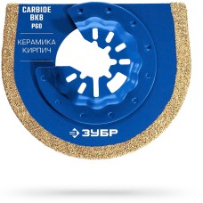 ЗУБР CARBIDE ВК8 Р60, 70x1.8 мм полотно дисковое с твердосплавной крошкой: керамика, кирпич, пенобетон, StarQuick (15578-70)