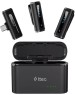 TTEC Беспроводная универсальная микрофонная система петличного типа GoMic Mini Plug&Play Universal Wireless Lavalier Microphone Kit. Цвет: черный