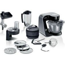 BOSCH Кухонная машина Mum5 MUM5X планетар.вращ. 1000Вт черный/серый