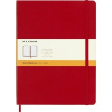 MOLESKINE Блокнот CLASSIC QP090F2 XLarge 190х250мм 192стр. линейка твердая обложка красный