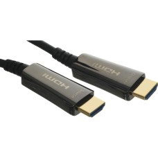 DIGMA Кабель аудио-видео HDMI 2.0 AOC HDMI (m)/HDMI (m) 30м. позолоч.конт. черный (BHP AOC 2.0-30)
