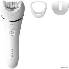 PHILIPS BRE700/01 Эпилятор 2 скорости, широкая головка, Wet&Dry, беспроводной, opti light, 2 аксессуара