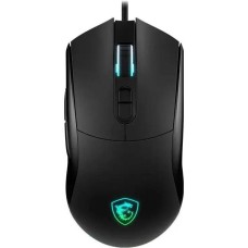 MSI Мышь проводная Forge GM320, игровая, оптическая, USB, 12800dpi, черный [s12-0402530-hh9]