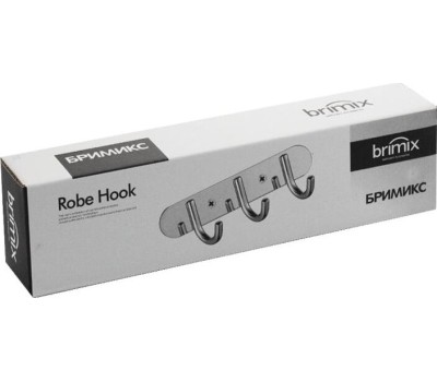 Аксессуары для ванной комнаты и туалета BRIMIX 574 Крючок для полотенца на планке 4шт