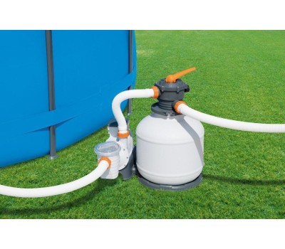BESTWAY Фильтр-насос для бассейнов песочный, 220-240V, 11355 л/час, 58486