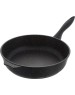 Сковорода МЕЧТА С28802 Гранит black 28см с несъемной ручкой и стекл. крышкой