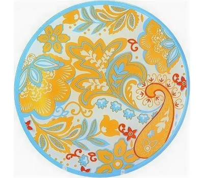 Набор стеклянной посуды LORAINE 30675 оранжевый,красный,голубой